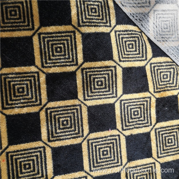 Quality Knitted Print African Velvet Curtain Fabric